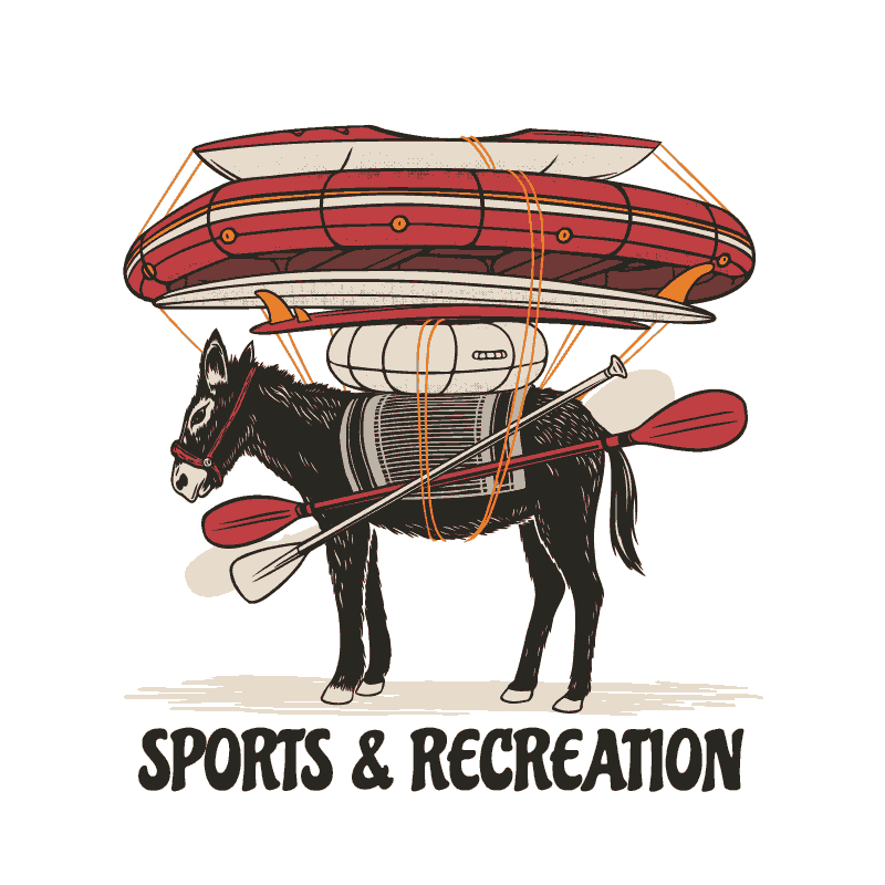 Sports & Recreation Graphic & Logo Templates for Adobe Affinity CorelDraw