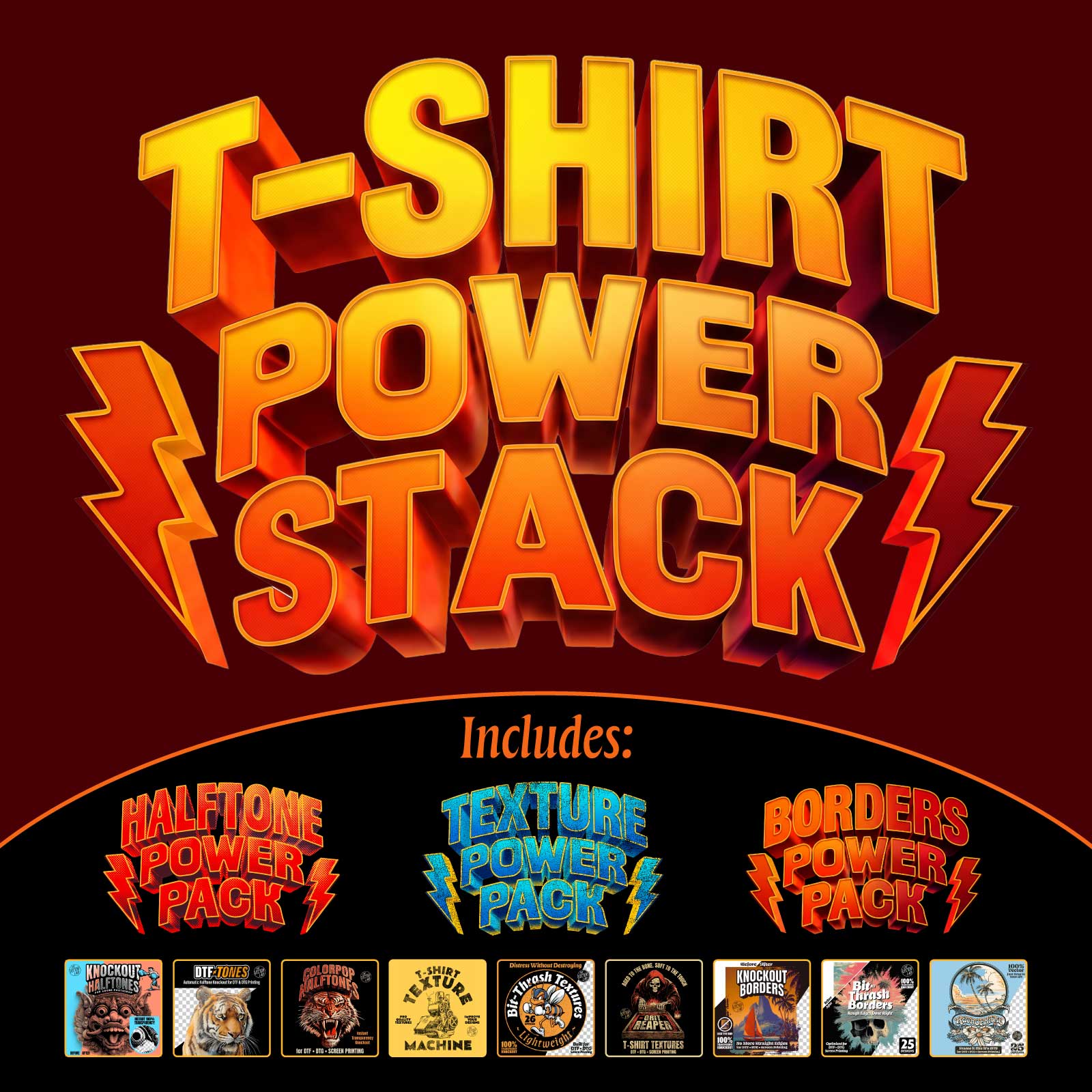 T-Shirt Power Stack