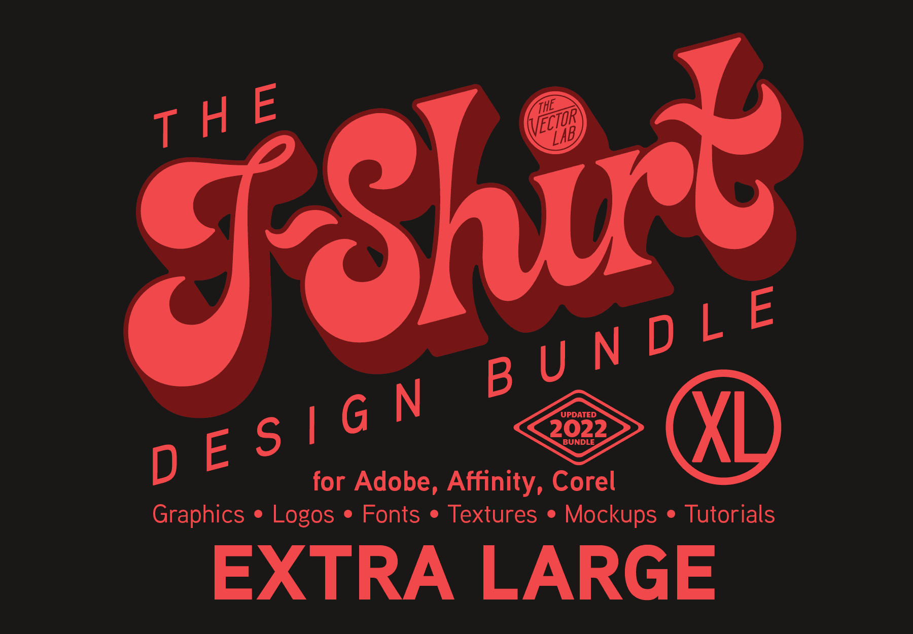 T-Shirt Design Bundle Extra Large XL