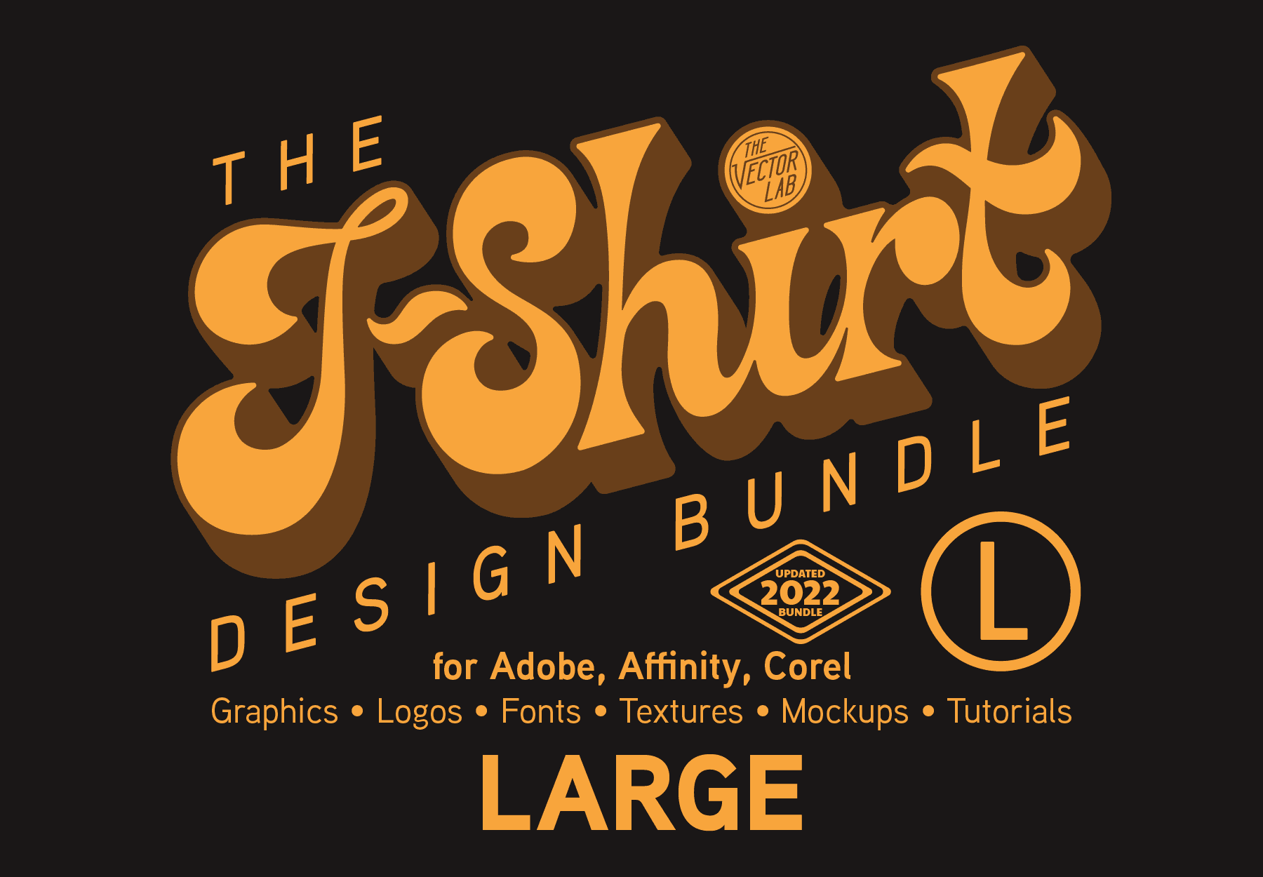 T-Shirt Design Bundle Large L