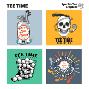 Tee Time Golf Graphic Logo Templates