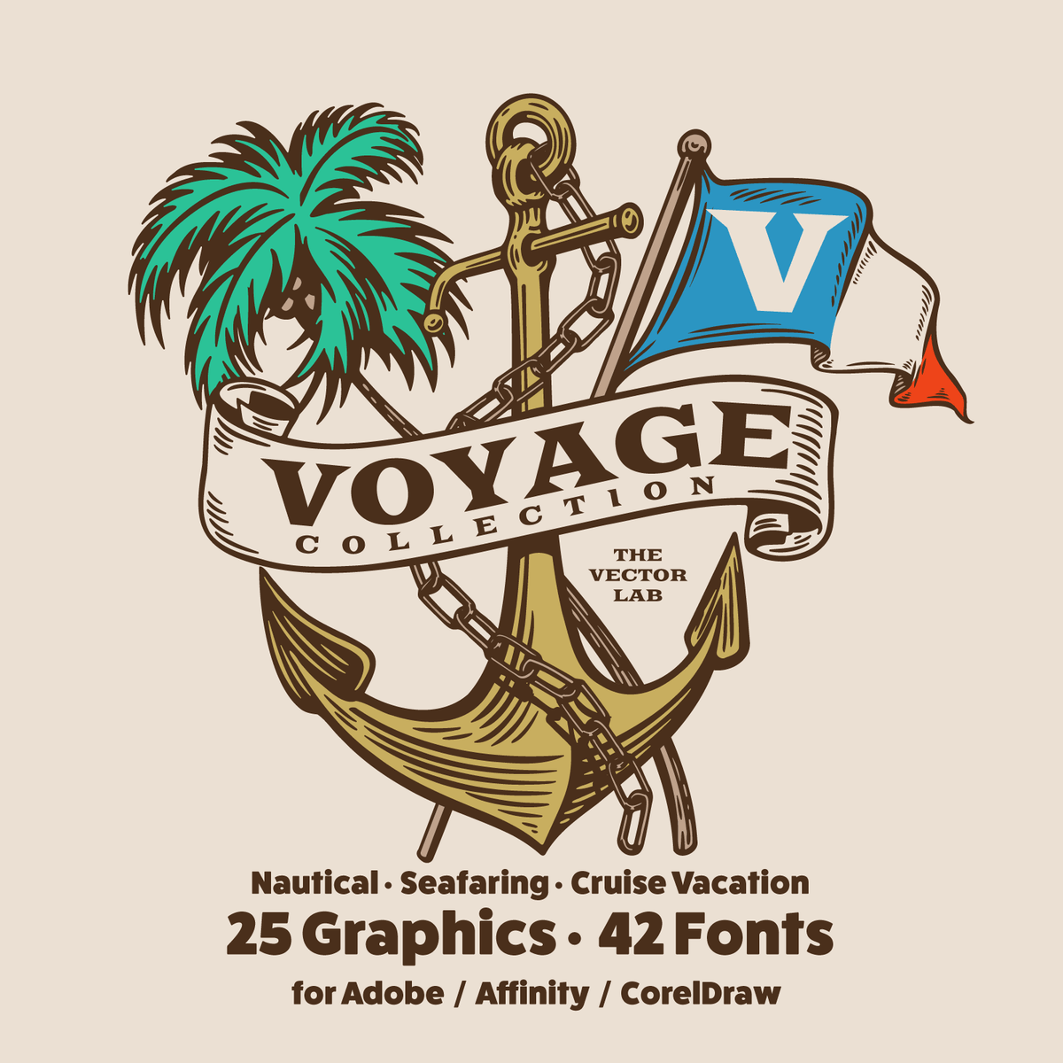 Voyage Nautical Graphic Logo Templates