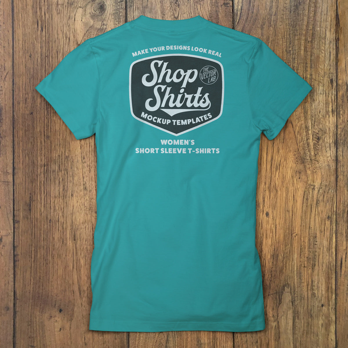 Shop Shirts: Women's T-Shirt Mockup Templates + Backgrounds