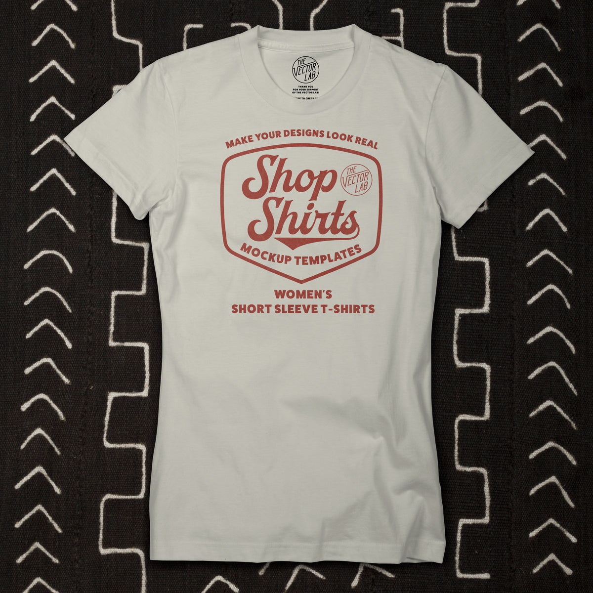 Shop Shirts: Women's T-Shirt Mockup Templates + Backgrounds