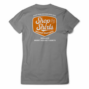 Shop Shirts: Women's T-Shirt Mockup Templates