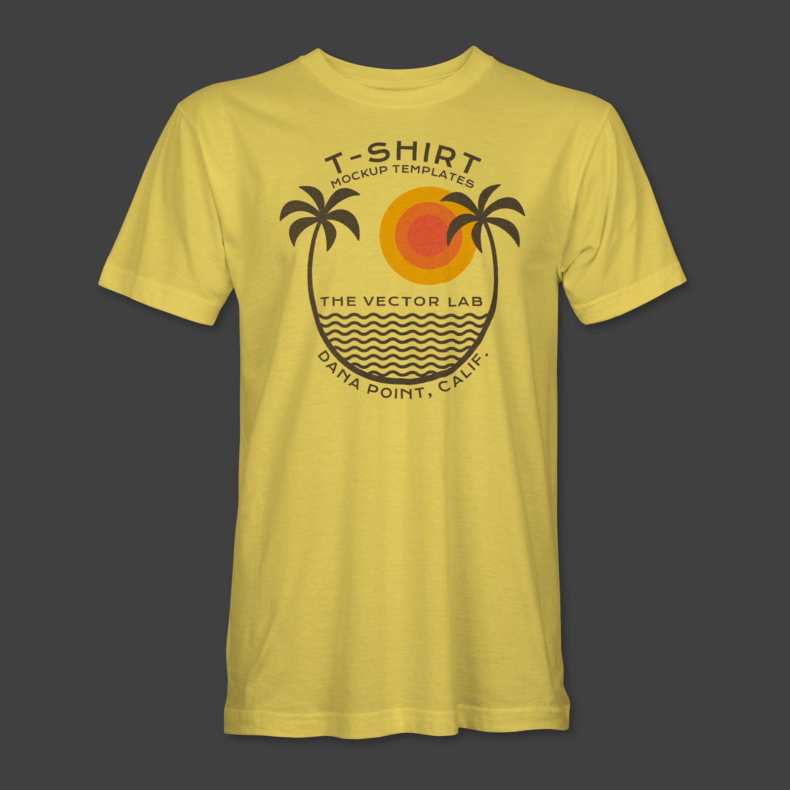 Men's T-Shirt Mockup Templates for Photoshop and Illustrator