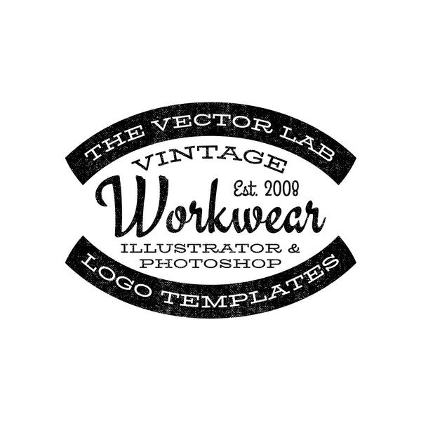 Vintage Workwear Logo Templates - TheVectorLab