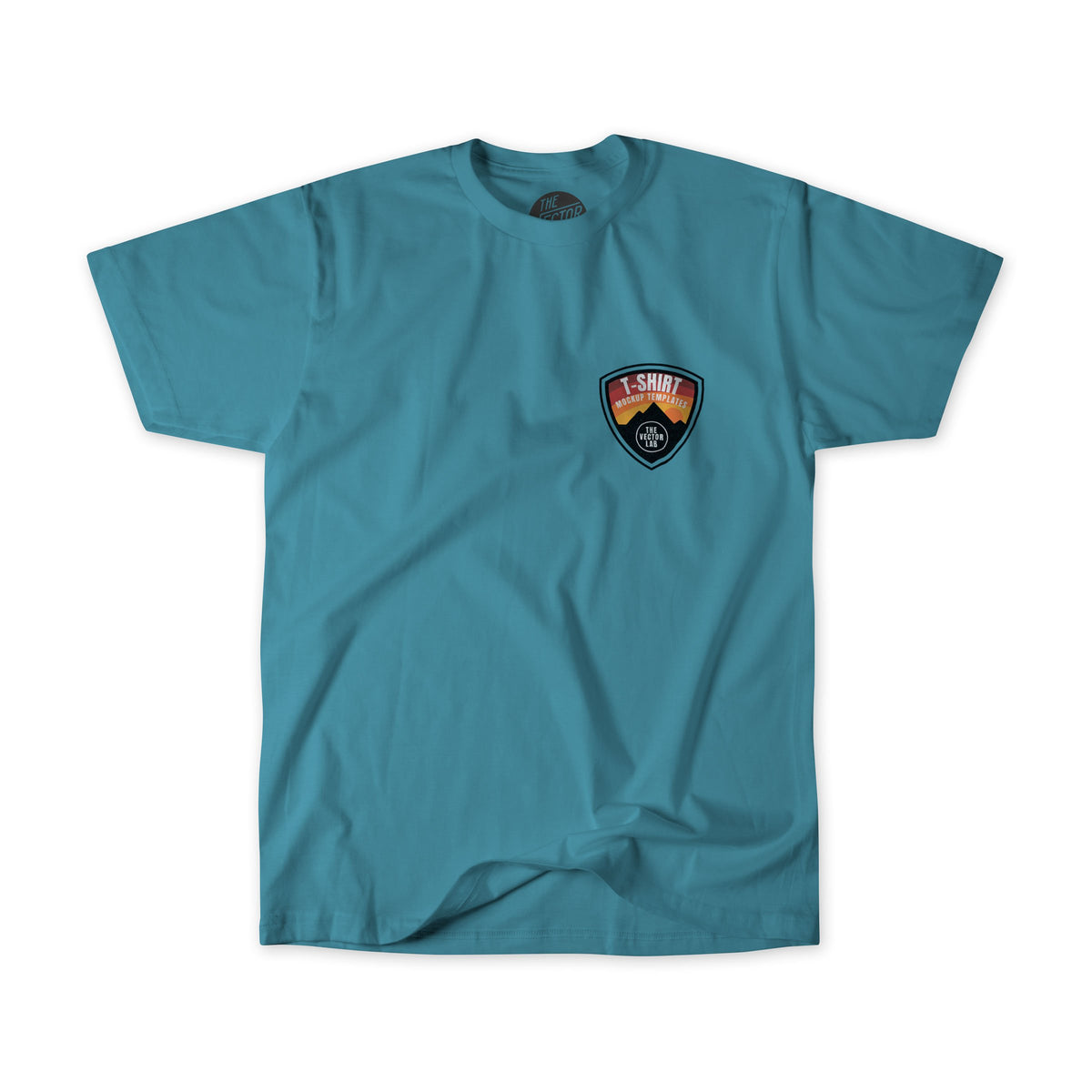 Men's Flat Lay T-Shirt Mockups for Photoshop and Illustrator