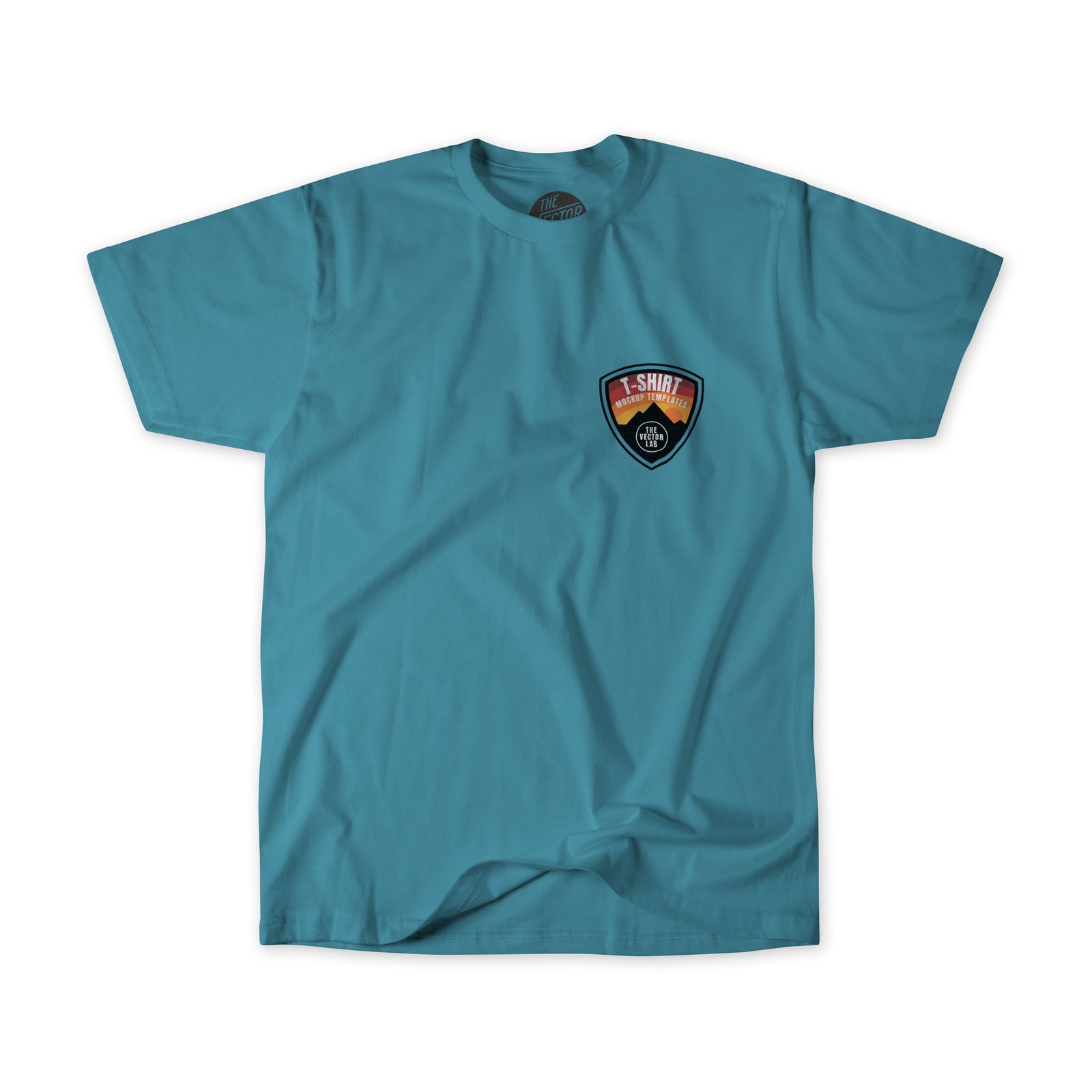 Men's Flat Lay T-Shirt Mockups for Photoshop and Illustrator