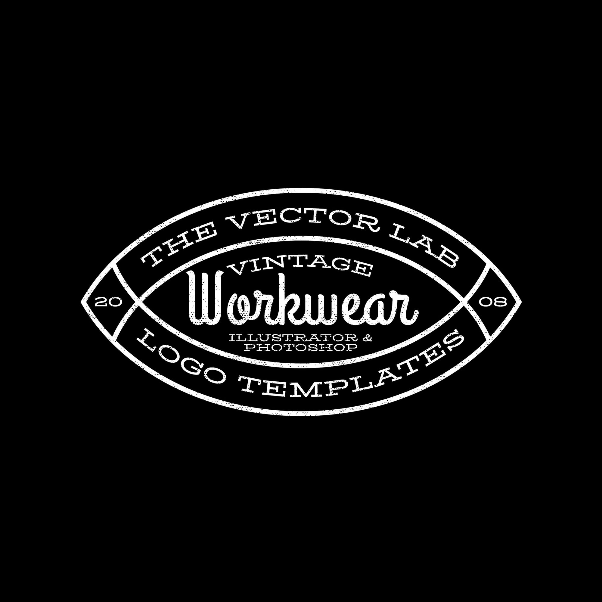 Vintage Workwear Logo Templates - TheVectorLab