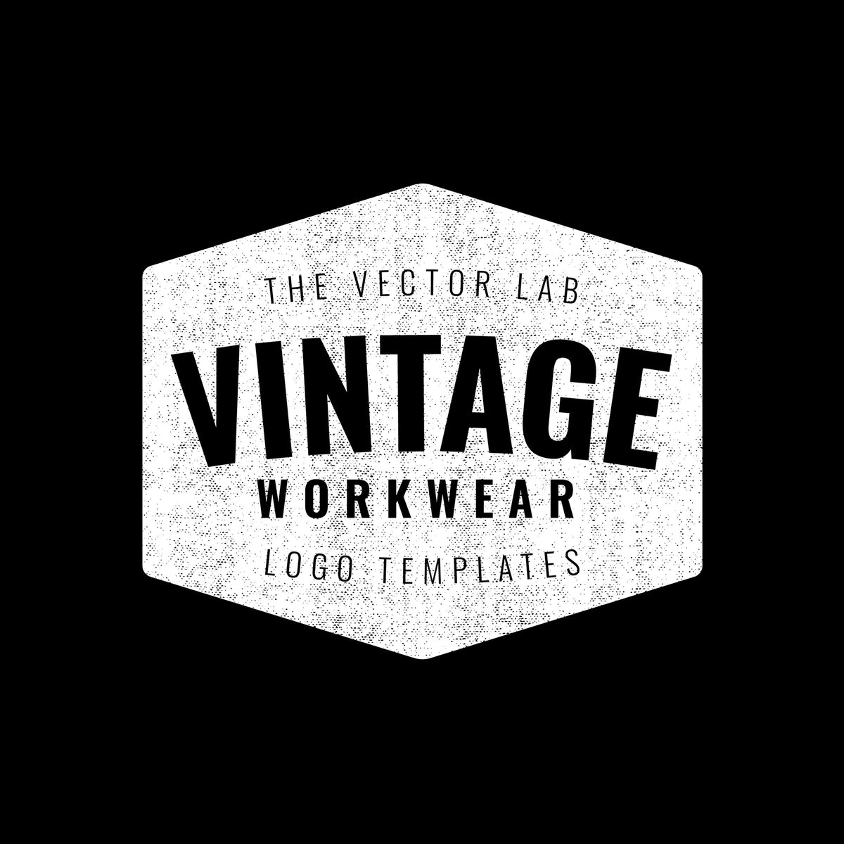 Vintage Workwear Logo Templates for Photoshop and Illustrator