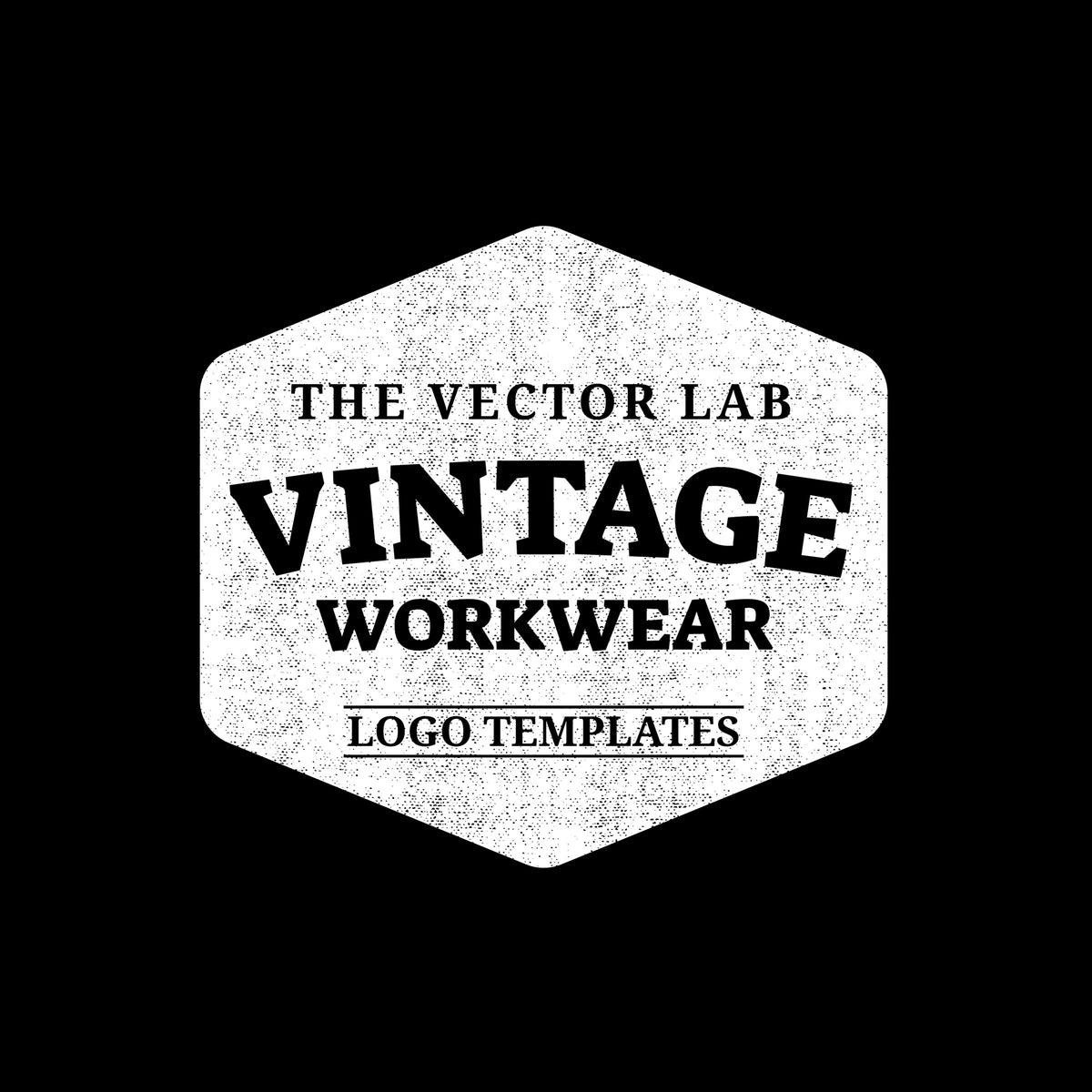 Vintage Workwear Logo Templates for Photoshop and Illustrator