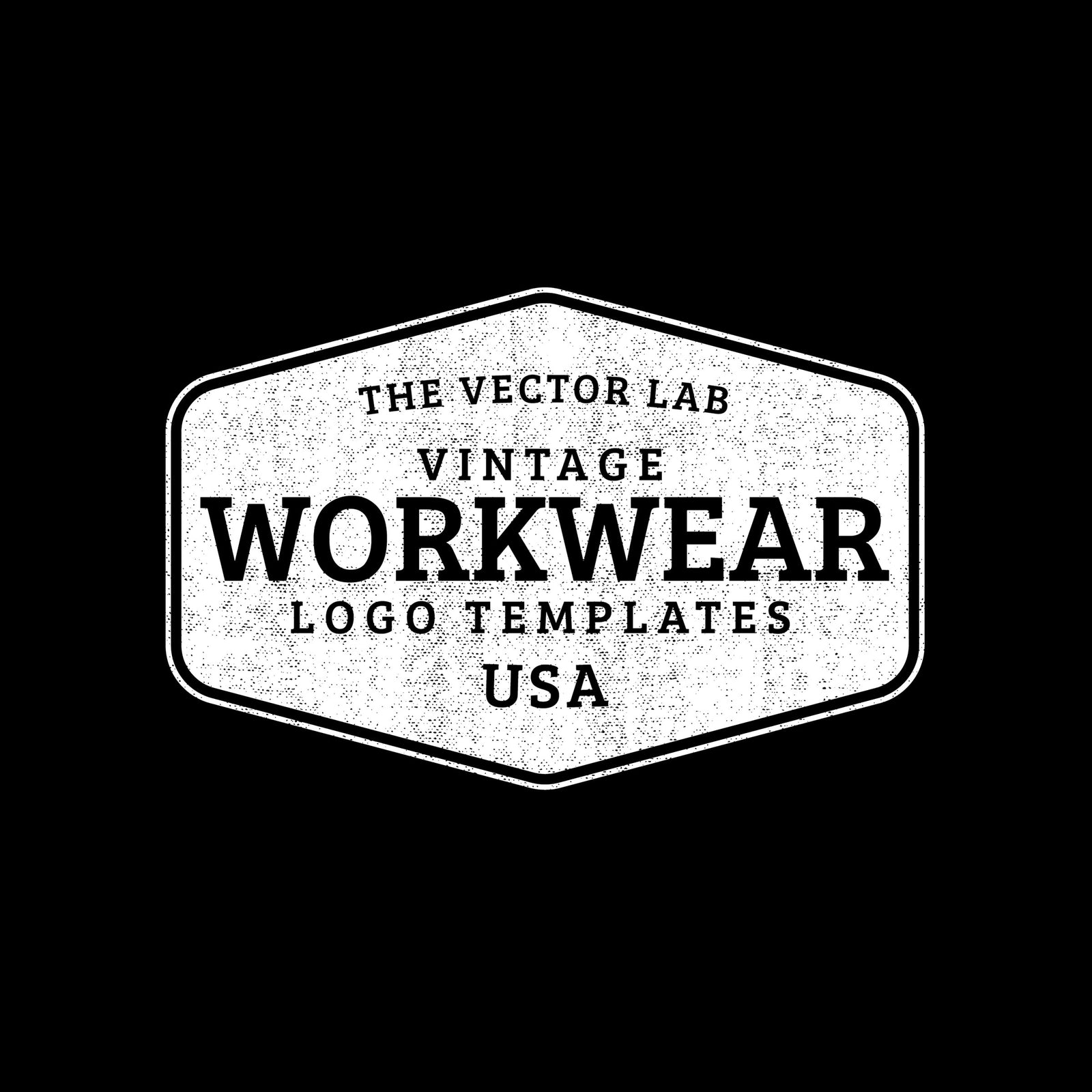 Vintage Workwear Logo Templates for Photoshop and Illustrator