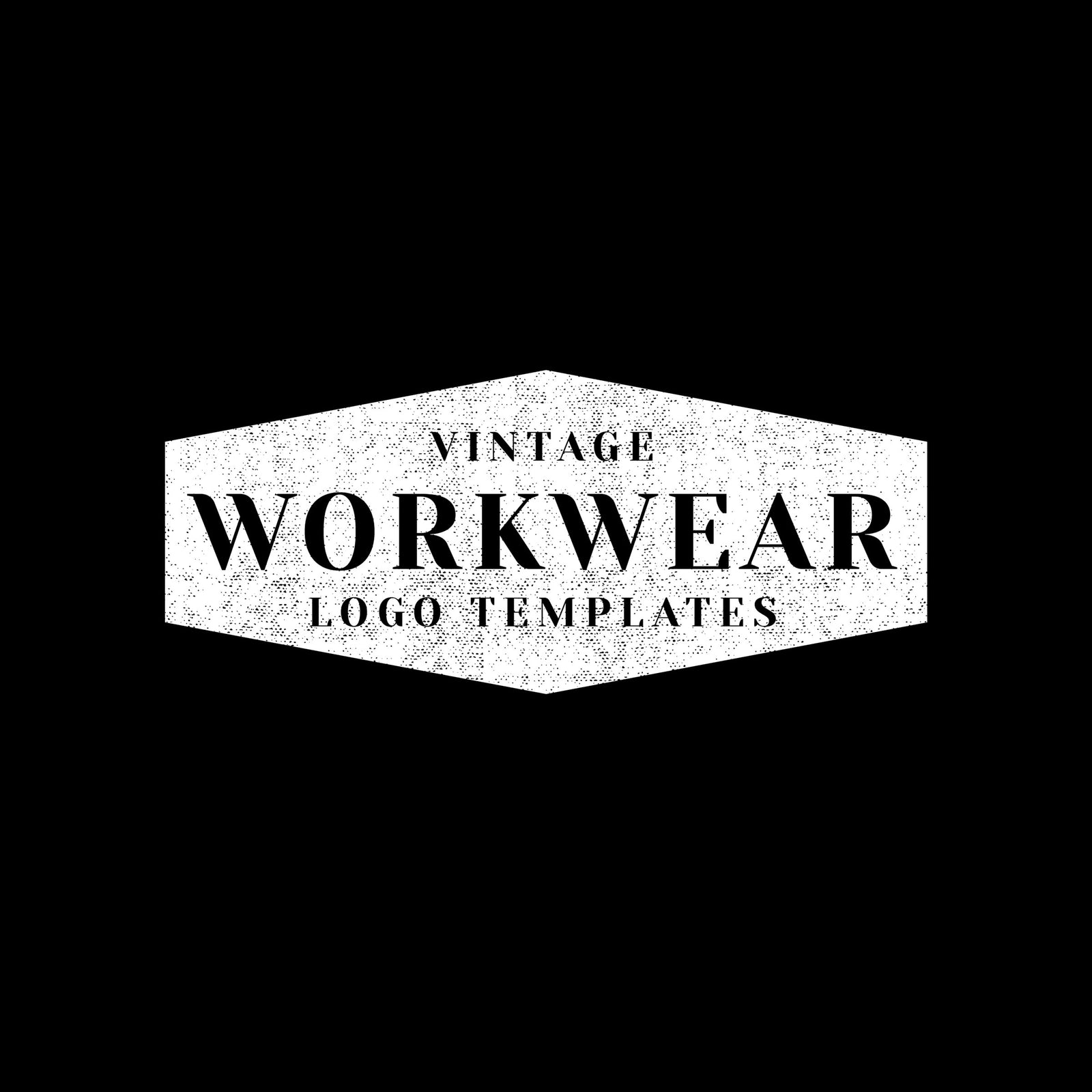 Vintage Workwear Logo Templates for Photoshop and Illustrator