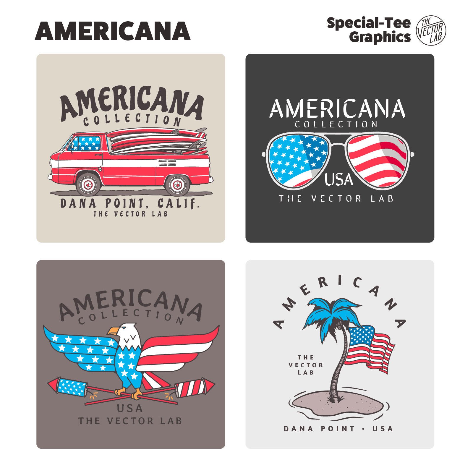 Americana Graphic Logo Templates