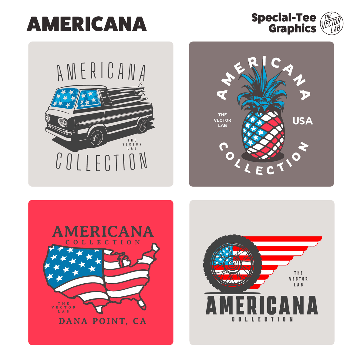 Americana Graphic Logo Templates