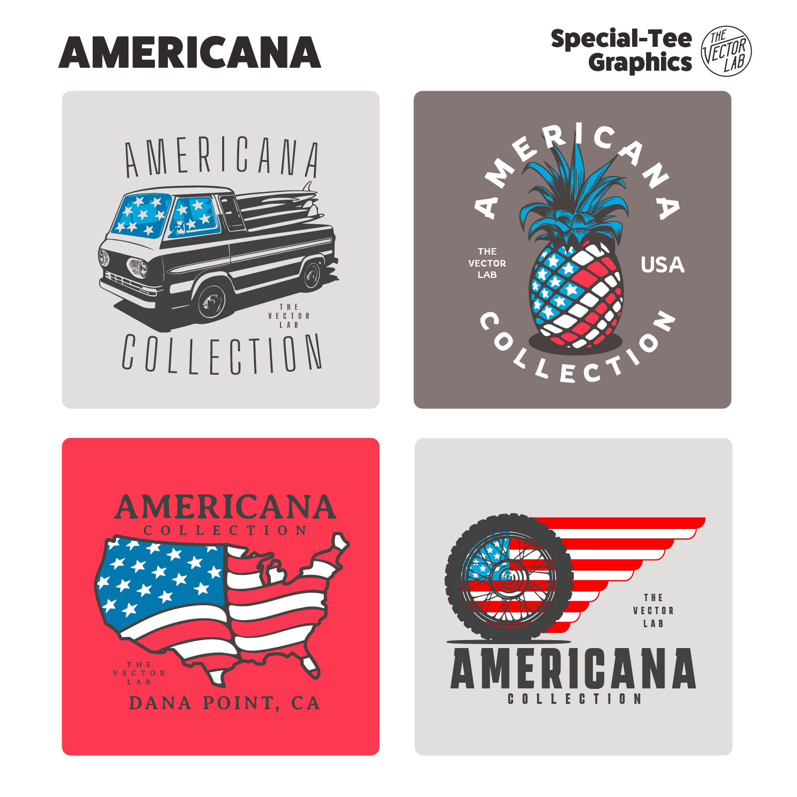 Americana Graphic Logo Templates