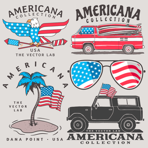 Americana Graphic Logo Templates