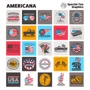 Americana Graphic Logo Templates