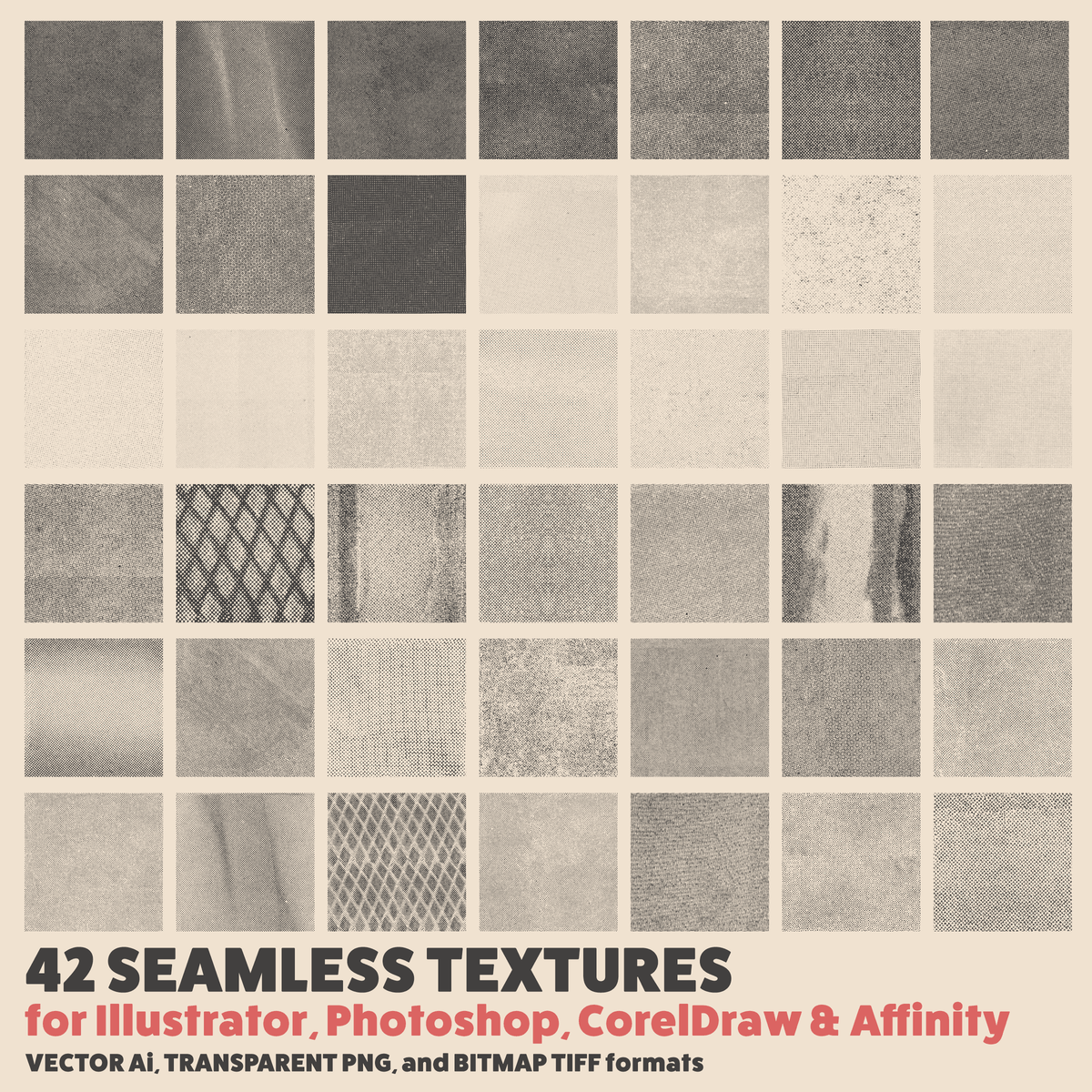 Analog Halftones - Textures