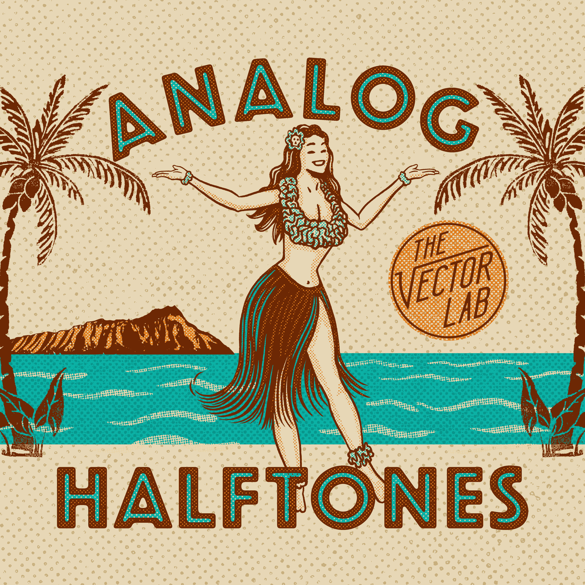 Analog Halftone Textures