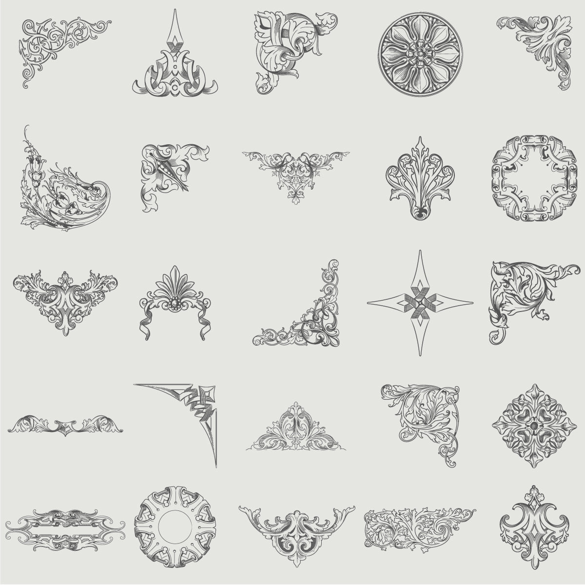 Artisan Engravings - Ornamental Banknote Vector Illustrations