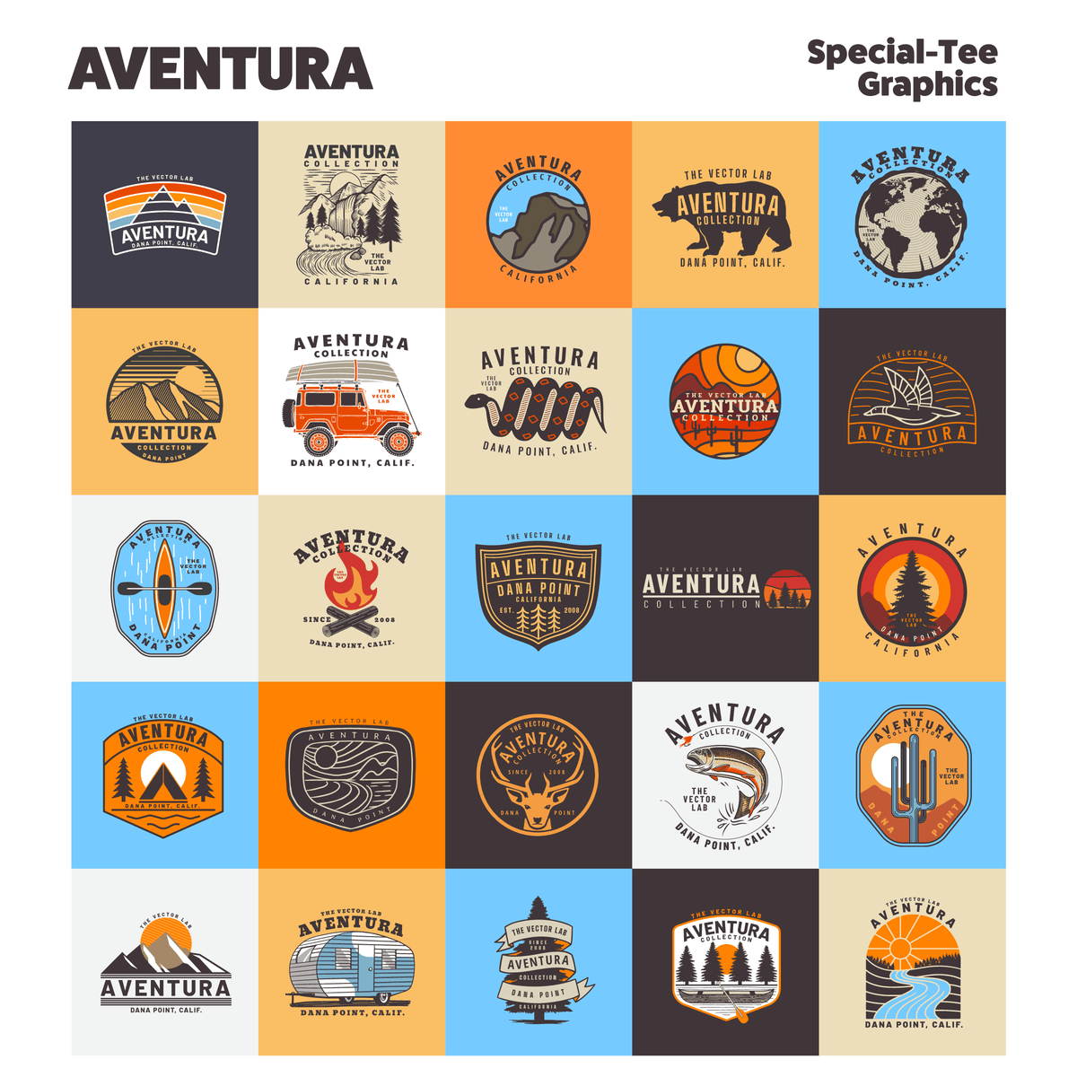 Aventura - Outdoors Graphics for Adobe, Affinity, CorelDraw