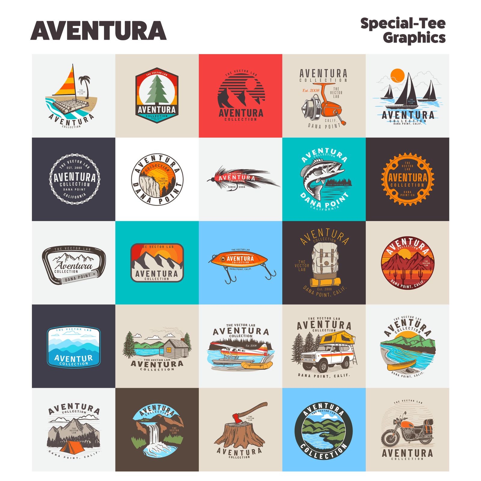 Aventura - Outdoors Graphics for Adobe, Affinity, CorelDraw