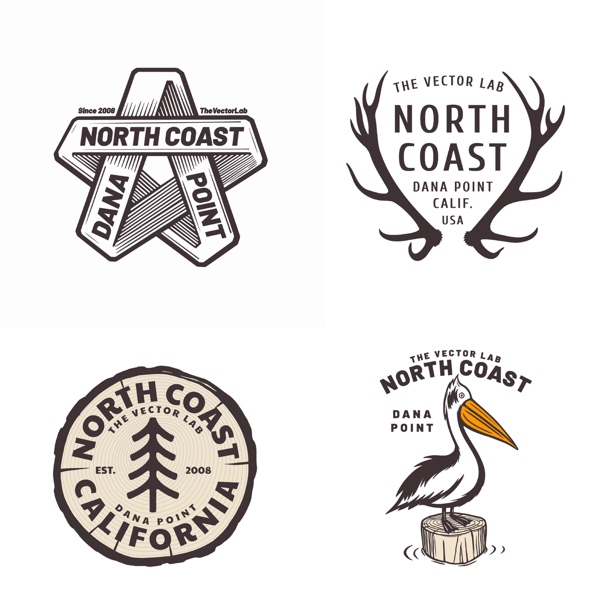 NORTH-COAST-T-SHIRT-ILLUSTRATOR-PHOTOSHOP