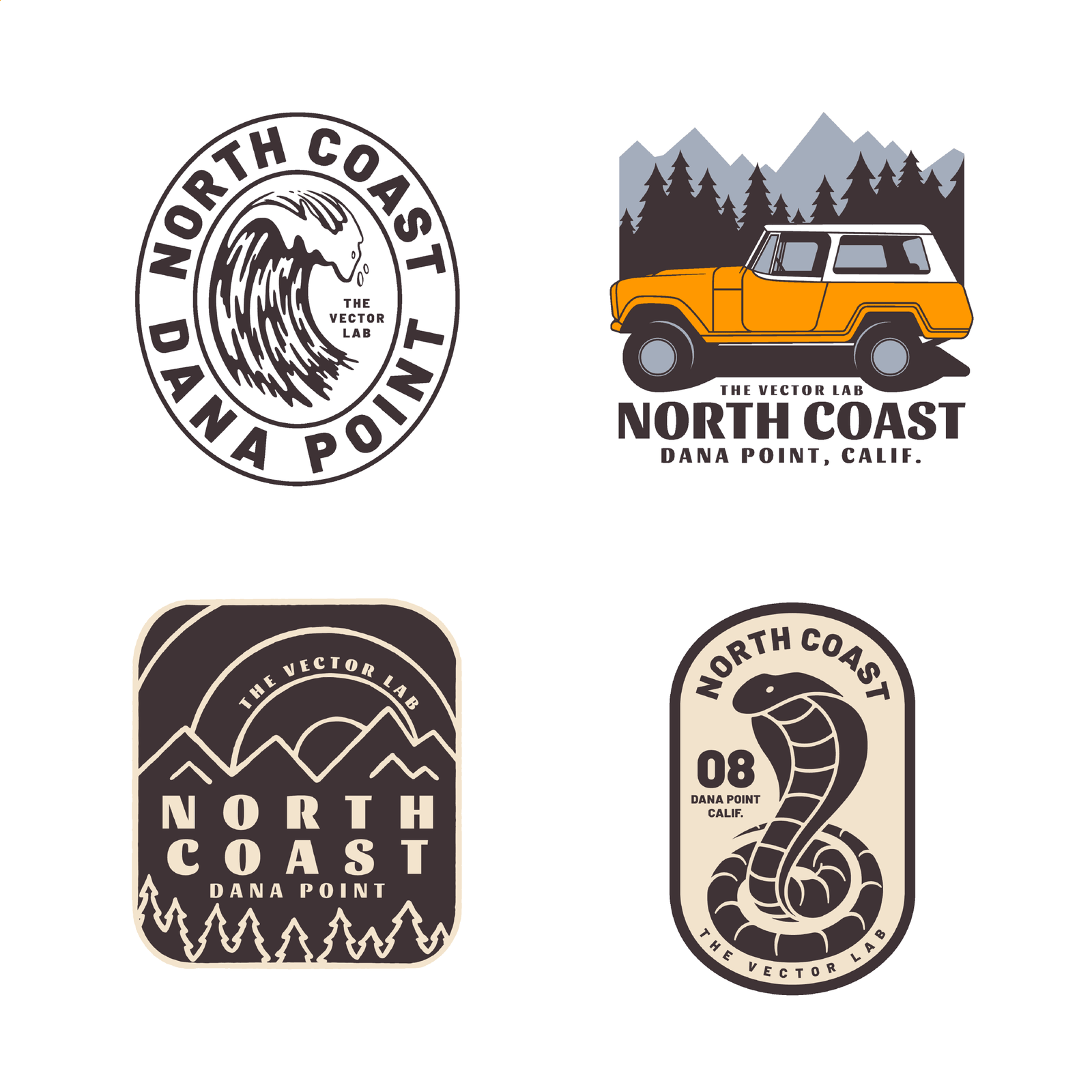 NORTH-COAST-T-SHIRT-ILLUSTRATOR-PHOTOSHOP