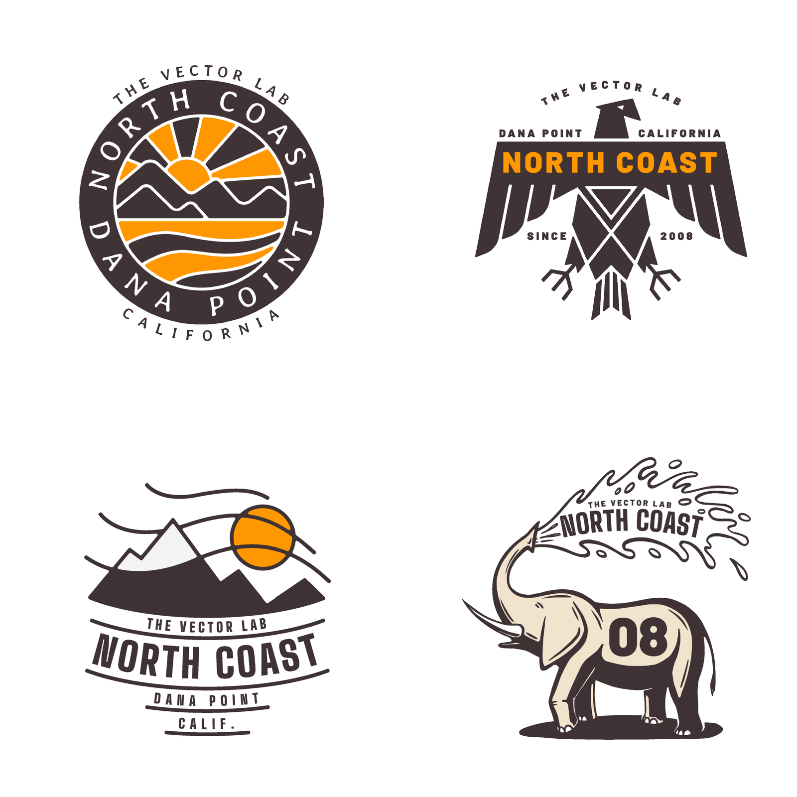 NORTH-COAST-T-SHIRT-ILLUSTRATOR-PHOTOSHOP
