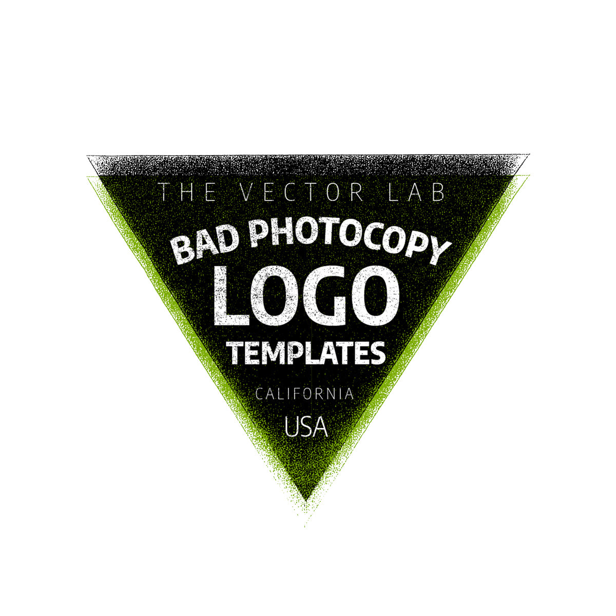 Bad Photocopy Logo Templates for Photoshop and Illustrator