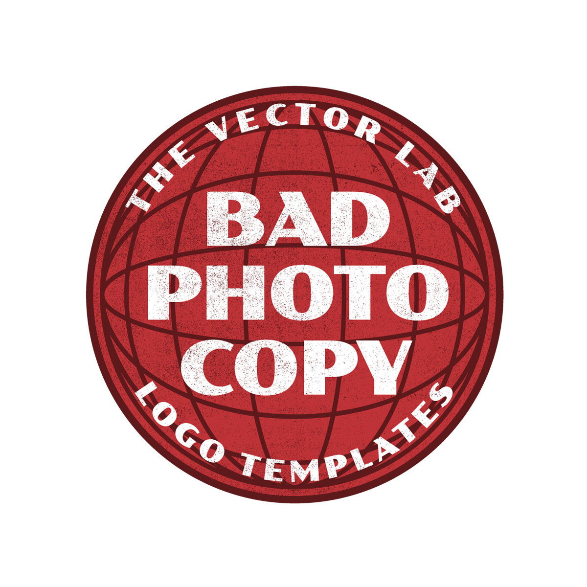 Bad Photocopy Logo Templates for Photoshop and Illustrator