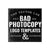 Bad Photocopy Logo Templates for Photoshop and Illustrator