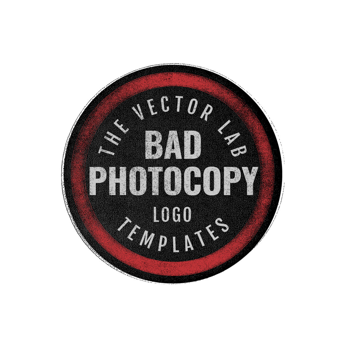 Bad Photocopy Logo Templates - TheVectorLab