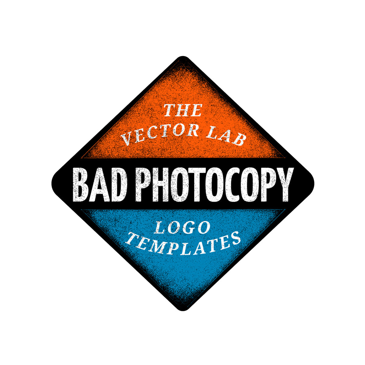 Bad Photocopy Logo Templates for Photoshop and Illustrator