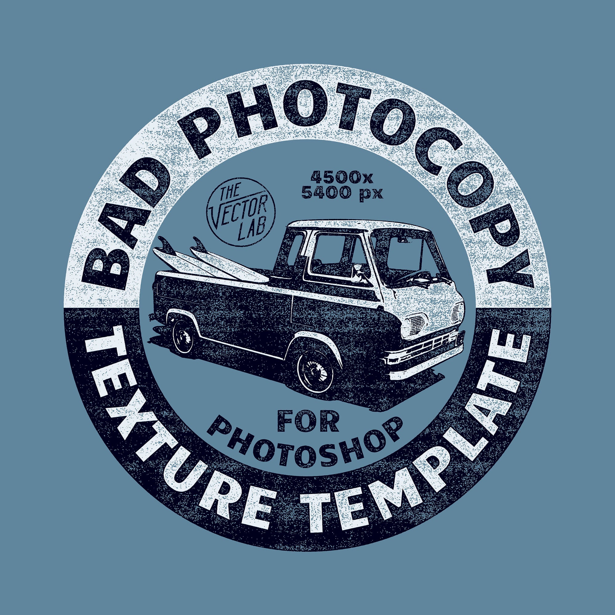 Bad Photocopy Texture Template for Photoshop