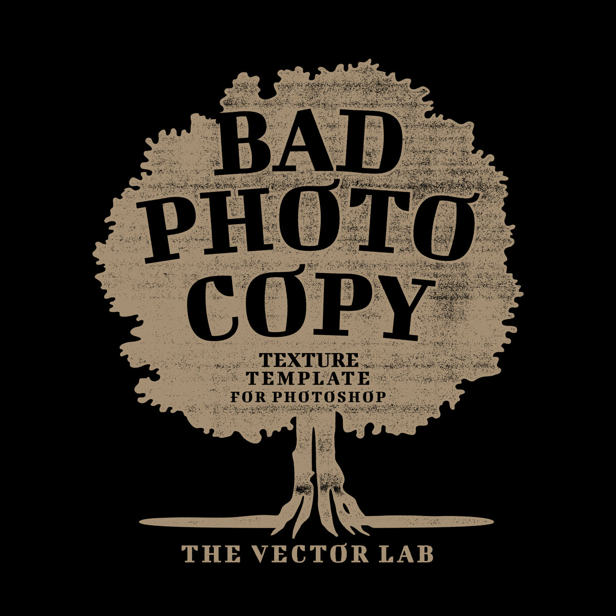 Bad Photocopy Texture Template for Photoshop