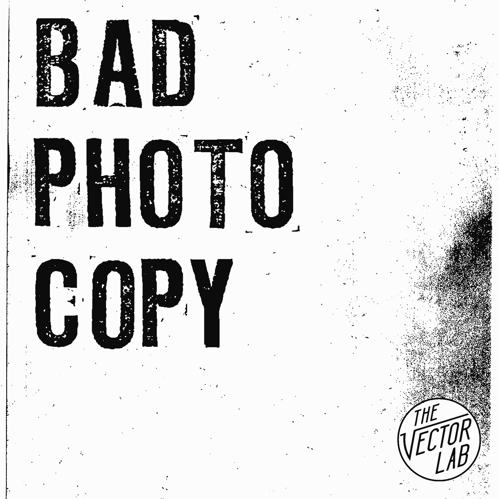 Bad Photocopy Textures for Photoshop and Illustrator