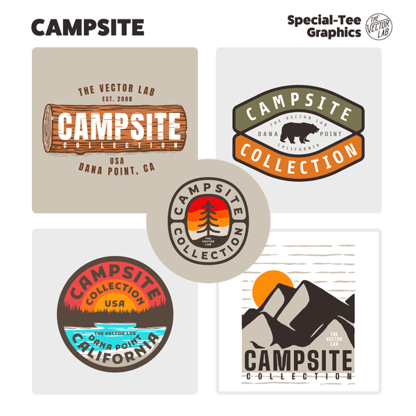 Campsite - TheVectorLab