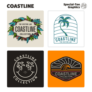 Coastline Graphic Logo Templates