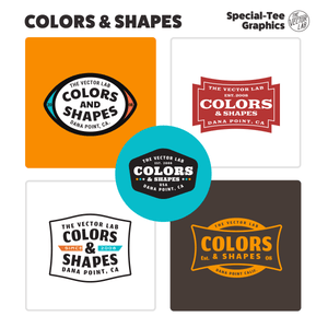 Colors & Shapes Graphic Logo Templates for Adobe Affinity CorelDraw