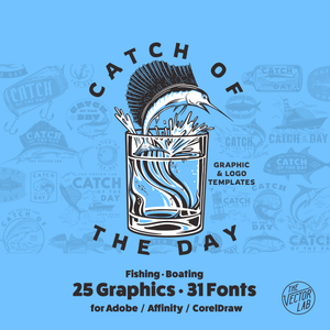 Catch of the Day Graphic Logo Templates