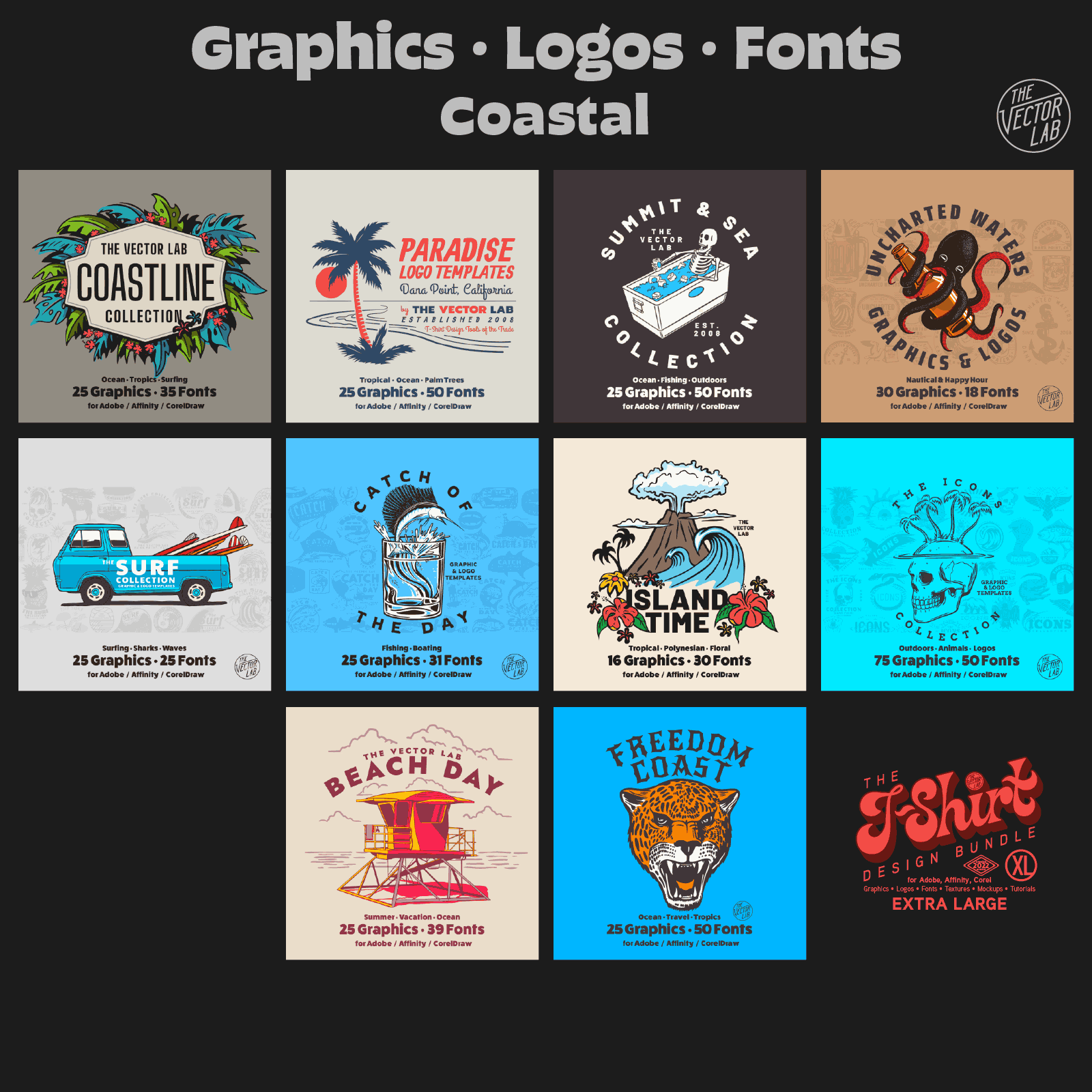 T-Shirt Design Bundle (XL)