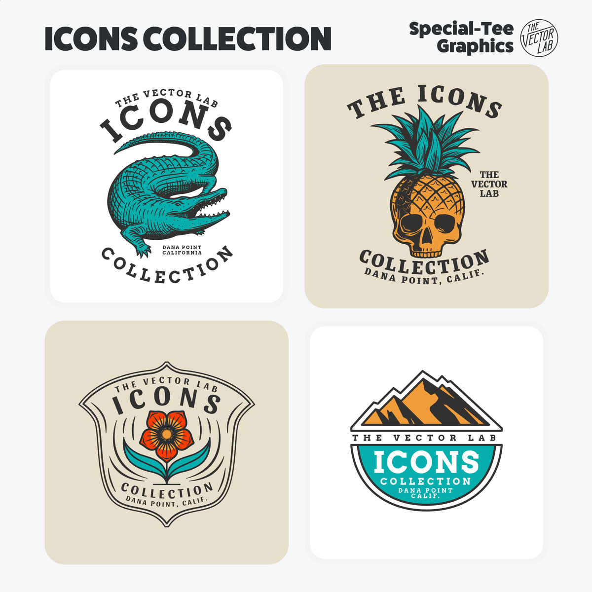 Icons Graphic & Logo Templates for Adobe, Affinity, and CorelDraw