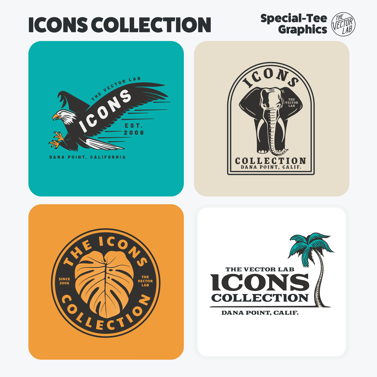 Icons Graphic & Logo Templates for Adobe, Affinity, and CorelDraw