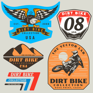 dirt bike logo design