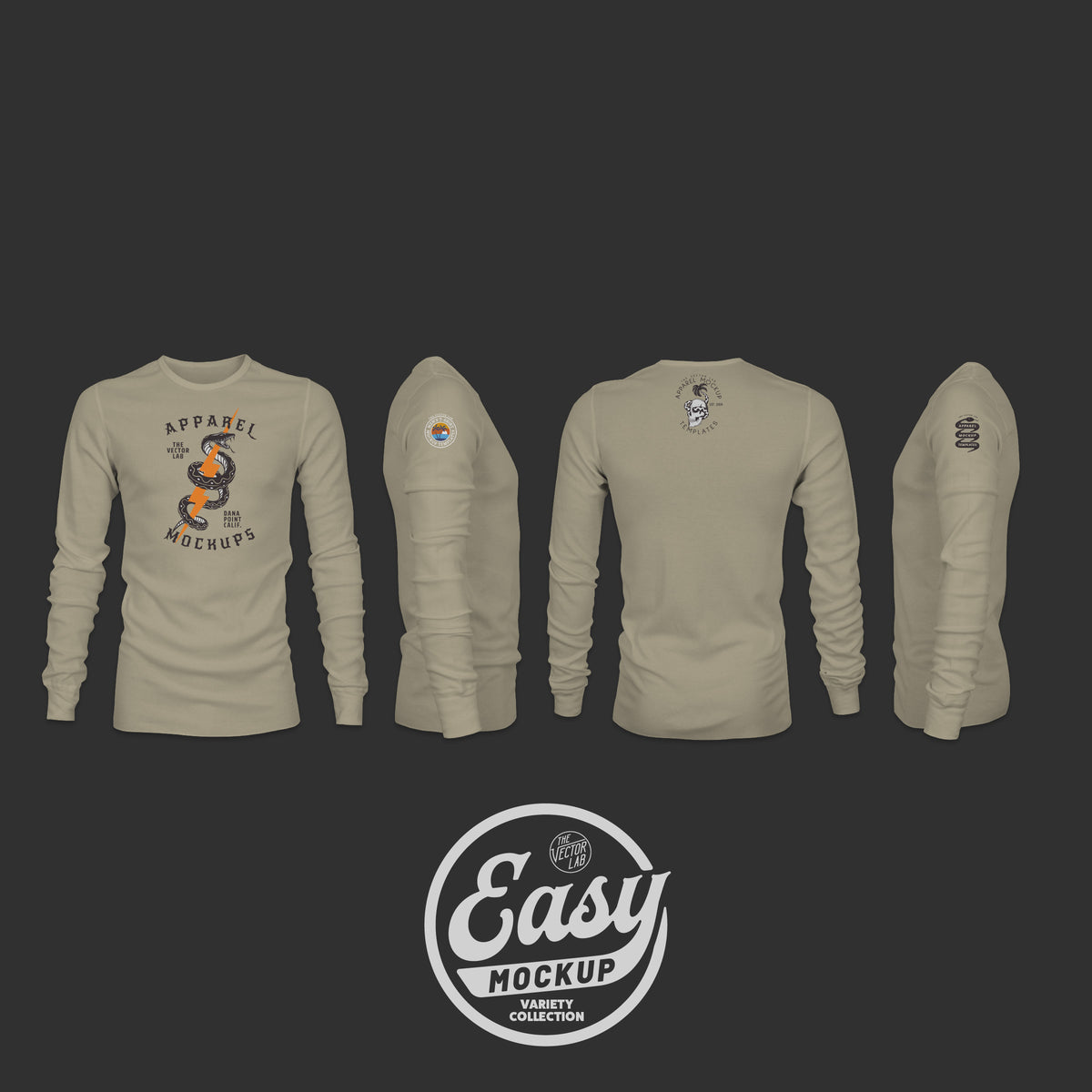 Easy Mockup - Thermal Apparel Templates