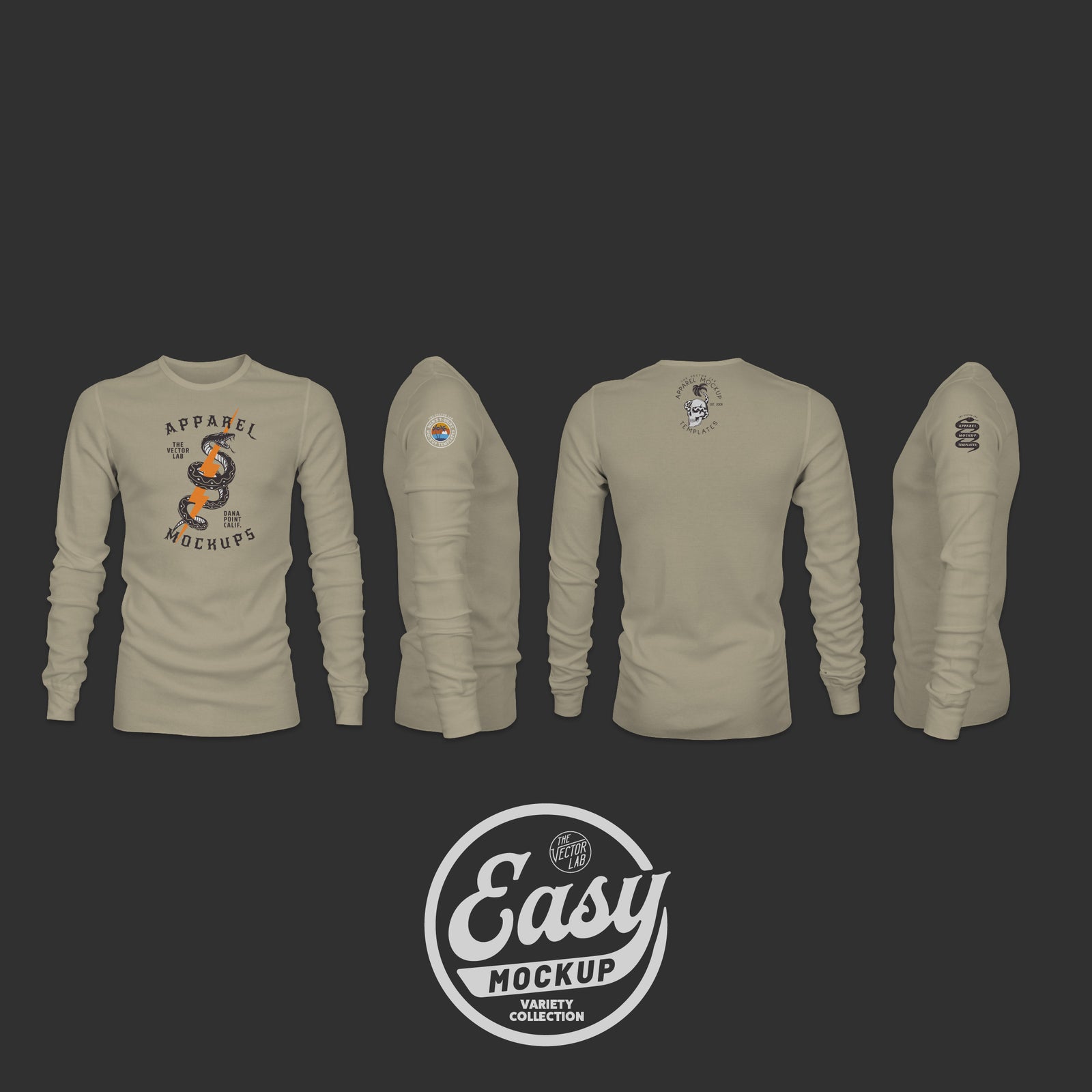 Easy Mockup - Thermal Apparel Templates