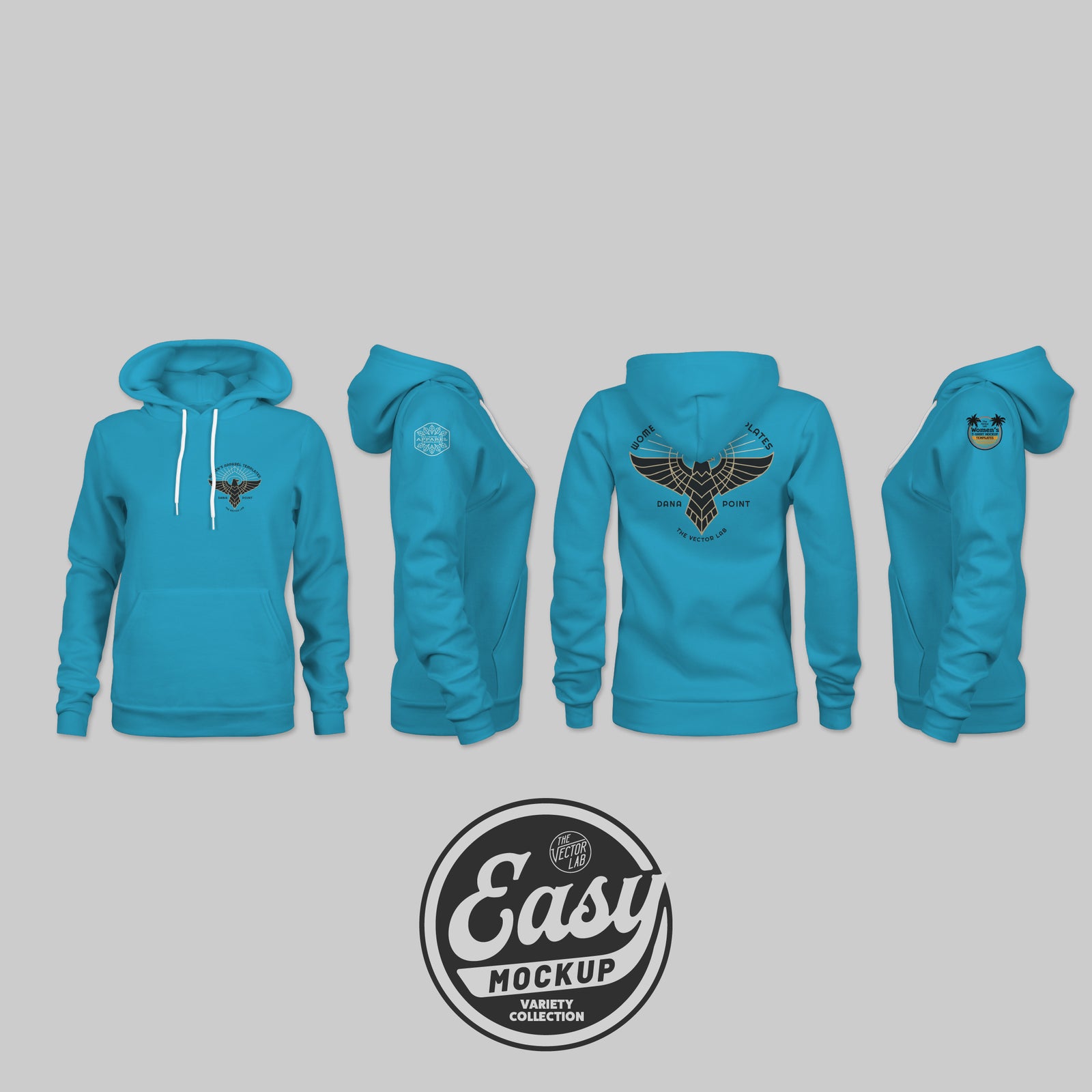 Easy Mockup - Hoodie Apparel Templates